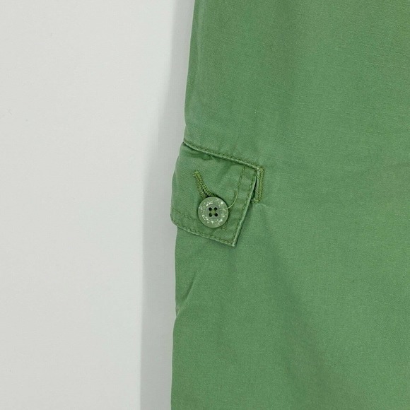 Royal Robbins Womens Size 6 Capri Crop Wide Leg Cargo Pants Green - Picture 8 of 10